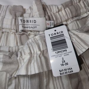 Torrid Linen Shorts